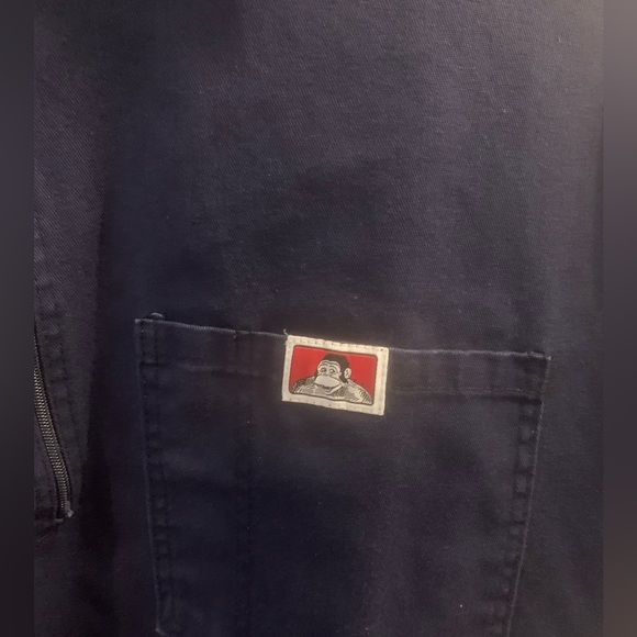 Ben Davis Navy Blue Men's Zipper Work Shirt 2XL - Picture 4 of 7